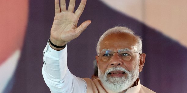 Le premier ministre indien narendra modi lors d'un meeting a meerut, en inde[reuters.com]