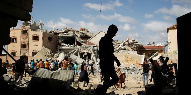 Le site d'une frappe israelienne sur une maison a rafah, dans le sud de la bande de gaza[reuters.com]