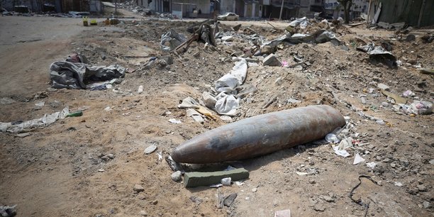 Des decombres, dans le nord de la bande de gaza[reuters.com]