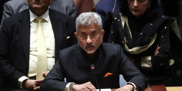Le ministre indien des affaires etrangeres, subrahmanyam jaishankar, lors d'une reunion au siege de l'onu a new york[reuters.com]