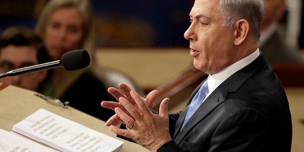 Photo d'archives: le premier ministre israelien benjamin netanyahu s'adresse a une reunion conjointe du congres americain[reuters.com]