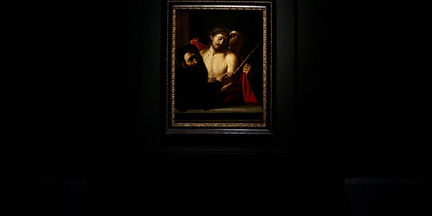 La peinture ecce homo du maitre baroque italien le caravage exposee au musee du prado a madrid[reuters.com]