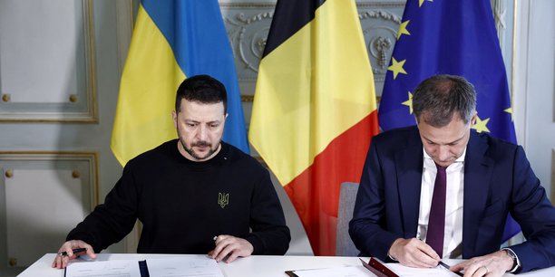 Le president ukrainien volodymyr zelenskiy en visite en belgique[reuters.com]