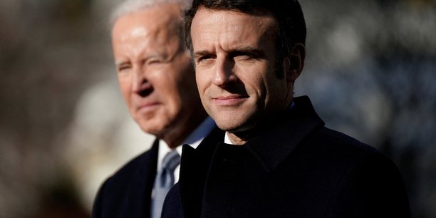 Le president francais emmanuel macron et le president americain joe biden a la maison blanche a washington[reuters.com]