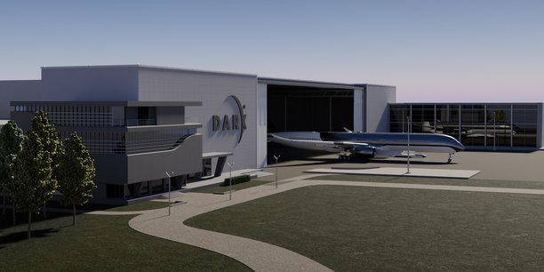 La startup Dark souhaiter installer au sein de l'aéroport de Bordeaux la quasi-totalité de ses équipes de recherche et développement, de fabrication et d'essais aériens et spatiaux pour son système de capture de débris spatiaux.