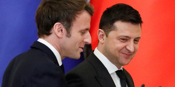 Le president ukrainien zelensky rencontre le president francais macron a kiev[reuters.com]