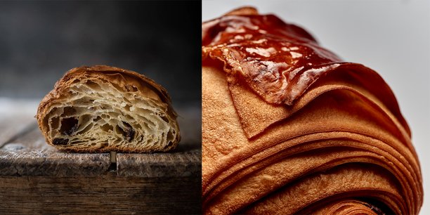 Atelier P1 (à gauche) et Boulangeries Des Gâteaux et du Pain (à droite)