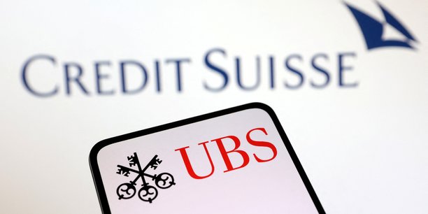 Les logos d'ubs et du credit suisse[reuters.com]