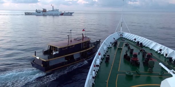 Collision entre un bateau philippin et un navire des garde-côtes chinois, en mer de Chine méridionale (Photo d'archive).