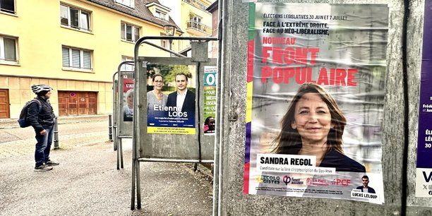 La députée écologiste sortante Sandra Regol est arrivée en tête lors du premier tour des élections législatives à Strasbourg.