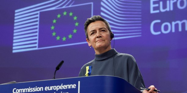 Margrethe vestager assiste a une conference de presse de l'union europeenne a bruxelles, belgique[reuters.com]