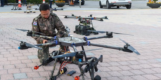 En décembre 2022, la Corée du Sud avait signalé l'incursion de cinq drones nord-coréens dans son ciel, le premier incident de ce type en cinq ans, d'où sa volonté de renforcer son système anti-drone (photo d'illustration).