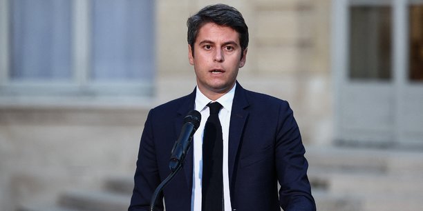 Gabriel Attal, le 7 juillet 2024 à Matignon.