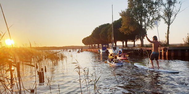 Le lac de Carcans- Hourtin.