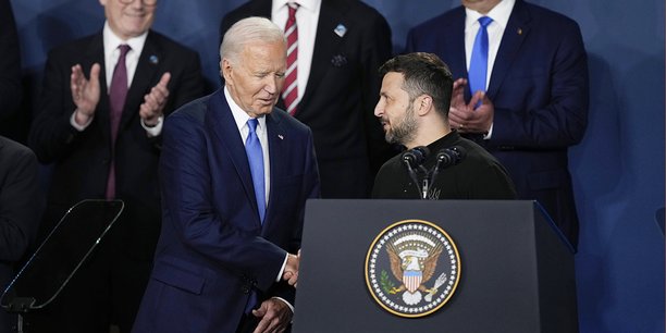 Le 11 juillet, Joe Biden annonce par erreur le « président Poutine » au moment d’accueillir Volodymyr Zelensky.