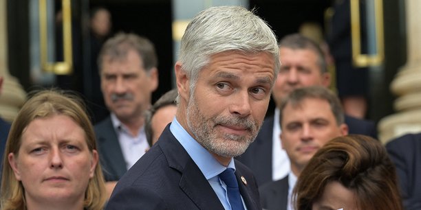 Le président du groupe LR à l’Assemblée, Laurent Wauquiez, mercredi.