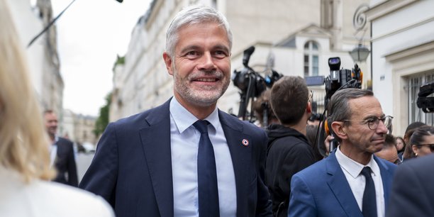 De gauche à droite: Laurent Wauquiez, président du groupe Droite républicaine à l'Assemblée nationale, et Bruno Retailleau, président du groupe Les Républicains au Sénat. (Photo d'illustration)