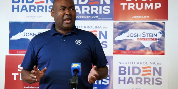 Jaime harrison, president de la dnc, visite l'est de la caroline du nord[reuters.com]