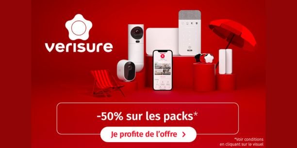 -50 % sur l’alarme Verisure : sécurisez votre domicile pendant les vacances d’été