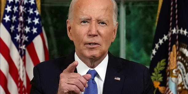 Joe biden s'exprime devant la nation depuis le bureau ovale de la maison blanche[reuters.com]