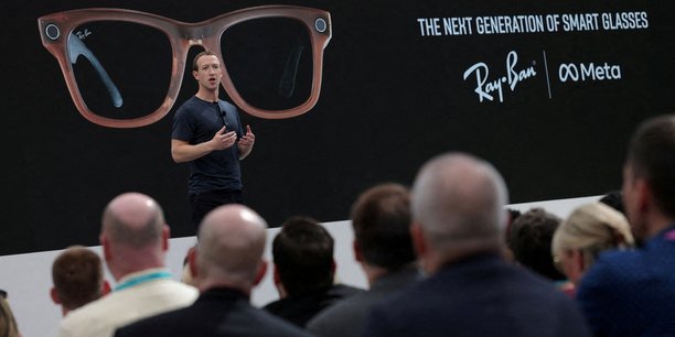 Mark zuckerberg, pdg de meta, presente une paire de lunettes intelligentes ray-ban[reuters.com]