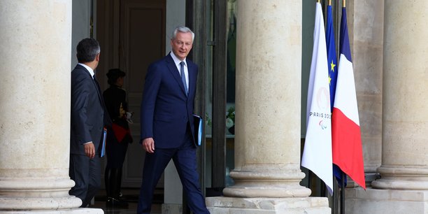 Le ministre demissionnaire de l'economie bruno le maire[reuters.com]