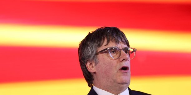 Carles puigdemont lors d'un rassemblement a argeles-sur-mer[reuters.com]