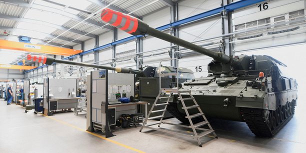 Une chaine de production de la societe allemande rheinmetall, en allemagne[reuters.com]