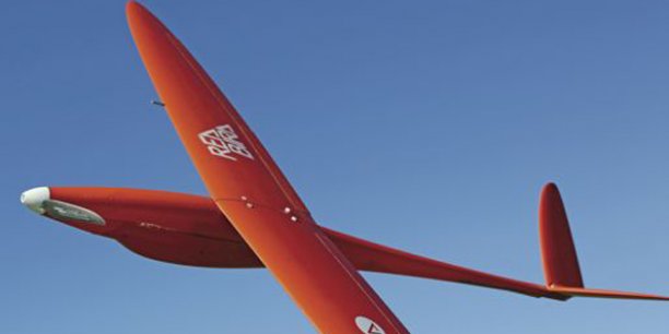 Redbird est mini-drone de moins de 25 kg en forme d’avion, dit « ailes volantes ». / DR