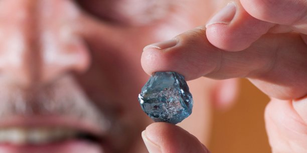 Un diamant de 29,6 carats, qui vaudrait plus de 12 millions d'euros, découvert en janvier 2014. (Petra Diamonds)