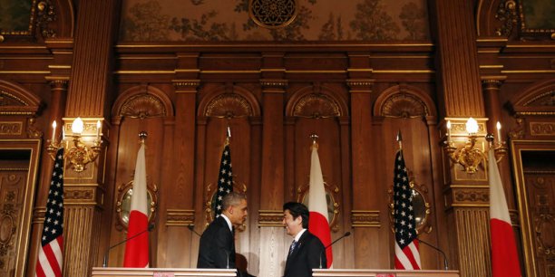 Abe salue un progrès historique entre le Japon et les Etats-Unis[reuters.com]