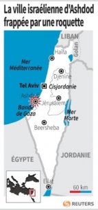 Une roquette tirée de Gaza frappe une synagogue, trois blessés[reuters.com]
