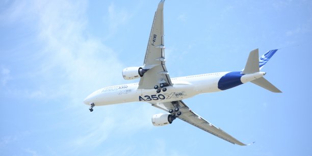 L'A350 est l'un des appareils équipés du système permettant l'approche Egnos