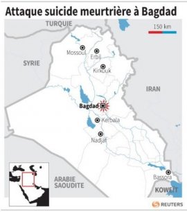 Attentat suicide devant une mosquée chiite de Bagdad, 19 morts[reuters.com]