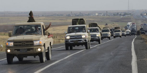 Une dizaine de peshmergas irakiens sont entrés dans Kobani[reuters.com]