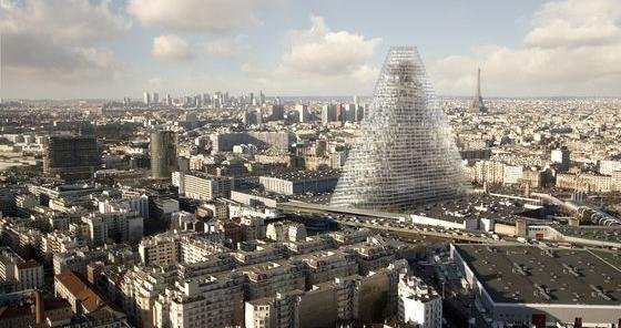 La tour Triangle sera installée au parc des expositions de la porte de Versailles.