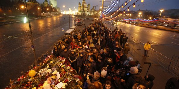 Marche a moscou en memoire de l'opposant boris nemtsov assassine[reuters.com]