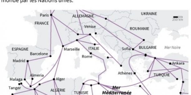 Les routes migratoires en mediterranee[reuters.com]