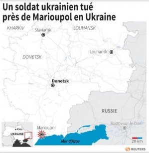 Un soldat ukrainien tue pres de marioupol en ukraine[reuters.com]
