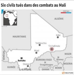 Six civils tues dans des combats au mali[reuters.com]