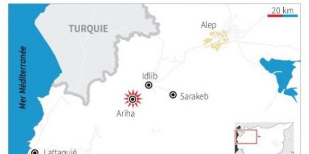 Prise par les rebelles d'ariha, dans le nord-ouest de la syrie[reuters.com]