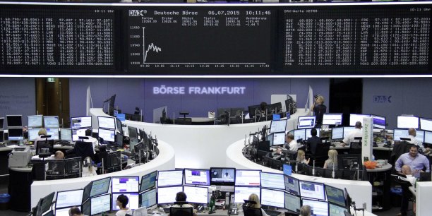 Les bourses europeennes dans le rouge a la mi-seance[reuters.com]