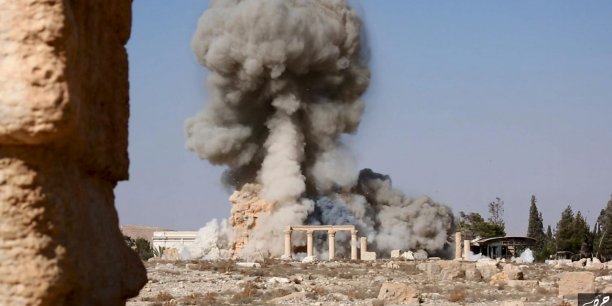 Des images attestent la destruction d'un temple a palmyre[reuters.com]