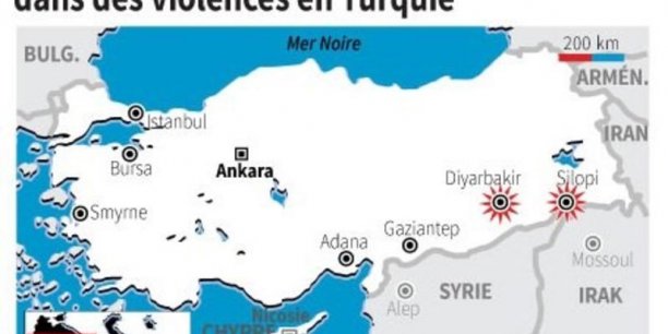 Plusieurs civils et policiers tues dans des violences en turquie[reuters.com]