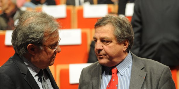 François Turcas (à droite), aux côtés d'Emmanuel Imberton, président de la CCI métropolitaine.