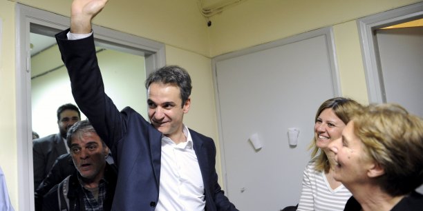 Kyriakos Mitsotakis (51 ans), futur Premier ministre grec