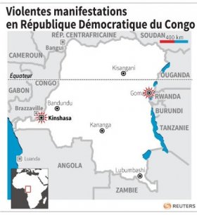 Violentes manifestations en republique democratique du congo[reuters.com]