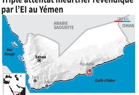 L'ei revendique un triple attentat au yemen[reuters.com]