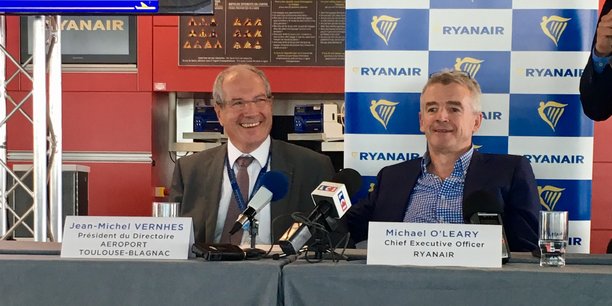Michael O'Leary, le patron de la compagnie low-cost Ryanair, était à Toulouse mardi 27 septembre.