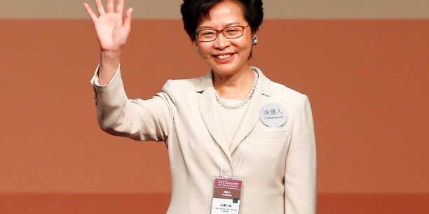 Une femme designee a la tete de l'executif de hong kong[reuters.com]